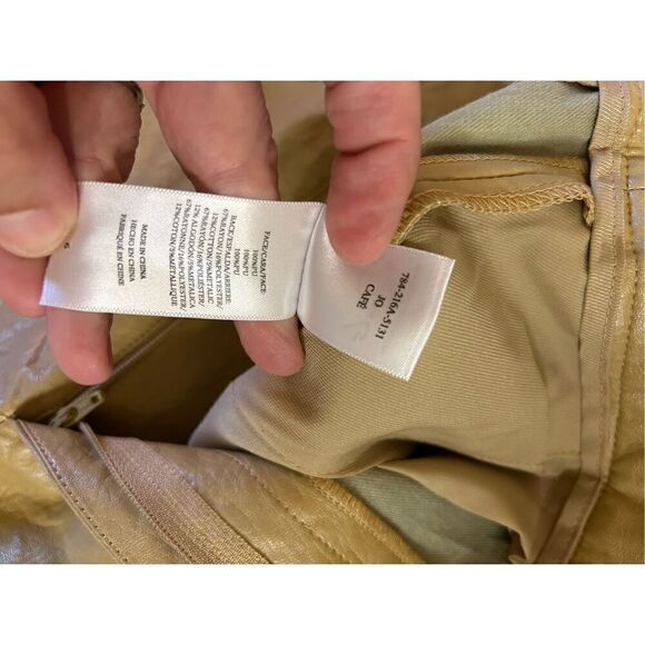 🆕 RAILS Jo Faux Leather High Waist Tapered Leg Pants size‎ 6 BIN J - Picture 3 of 5